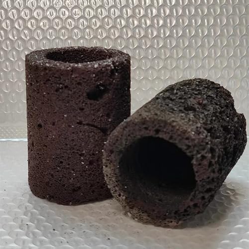 Miniatura 3 de Maceta para suculentas, mini maceta volcánica gris de 2.6 pulgadas, paquete de 2