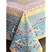 Folkulture Table Cloth 60 X 84 Inches Long, 100% Cotton Table Clothes For 6 Foot Rectangle Tables, Boho Tablecloths Or Bohemian Table Cover For Farmhouse Décoration Or Wedding Parties, Charcoal Gray