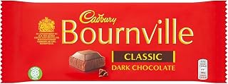 Classic Bournville Dark Chocolate Bars 180g (Pack of 6)