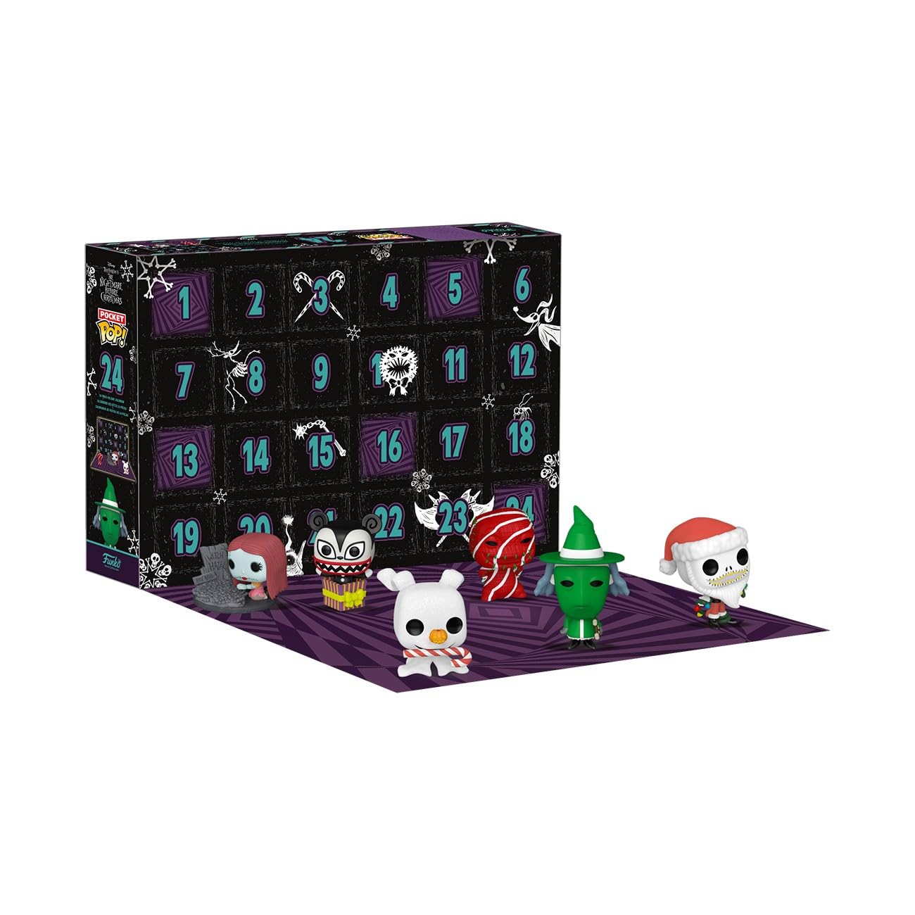 Funko Pop! Countdown Calendar: The Nightmare Before Christmas - 24 Days of Surprises - Collectible Vinyl Mini Figures - Mystery Box - Gift Idea - Holiday Present - Christmas or Birthday Countdown