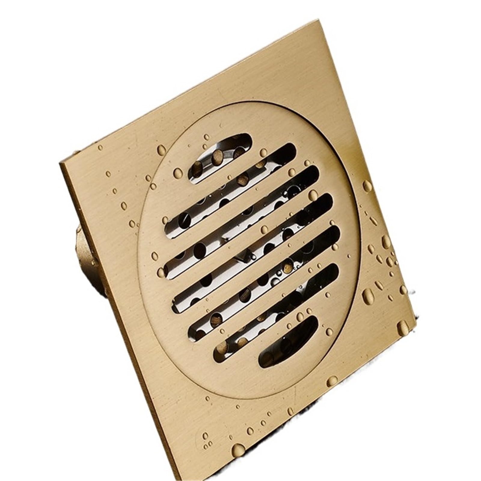 Drain de douche au sol acier inoxydable bonde de baignoire carrée anti-odeur 10x10