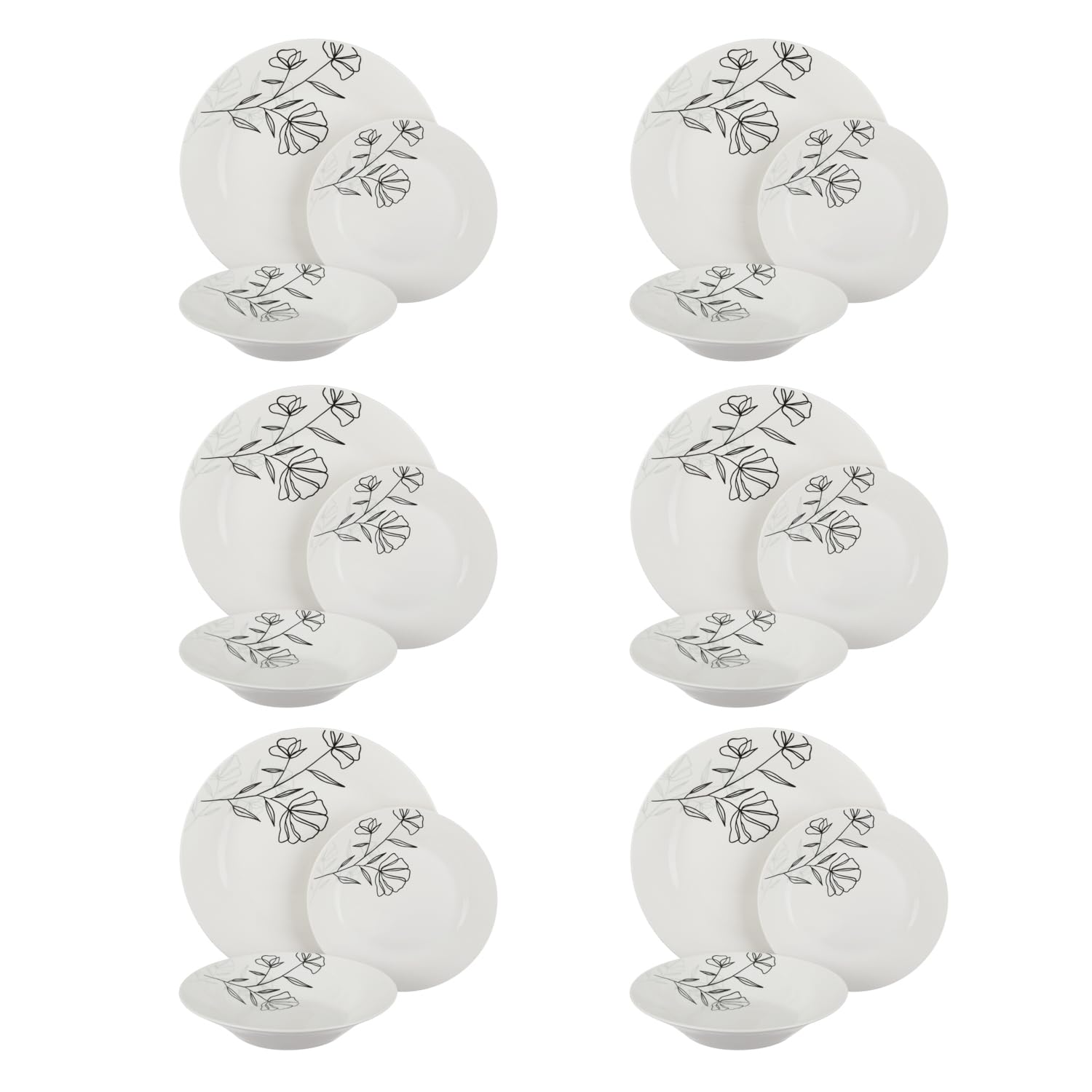 Secret de Gourmet - Servicio de 18 piezas "azalea