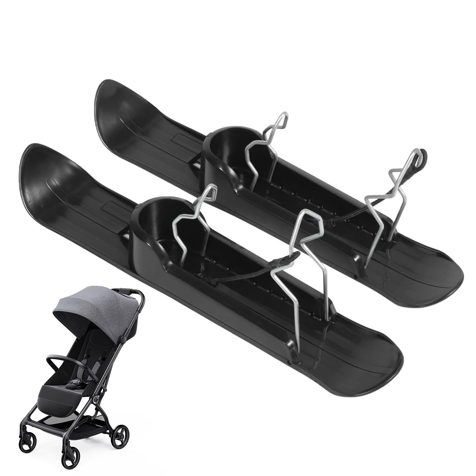 Kit Sci Da Neve Per Bici Con Equilibrio Accessorio Di Equilibrio Portatile | Kit Ciclismo Snowboard Sci Per Campi Innevati, Resort E Parchi, Sport Invernali, Bici E Slittino