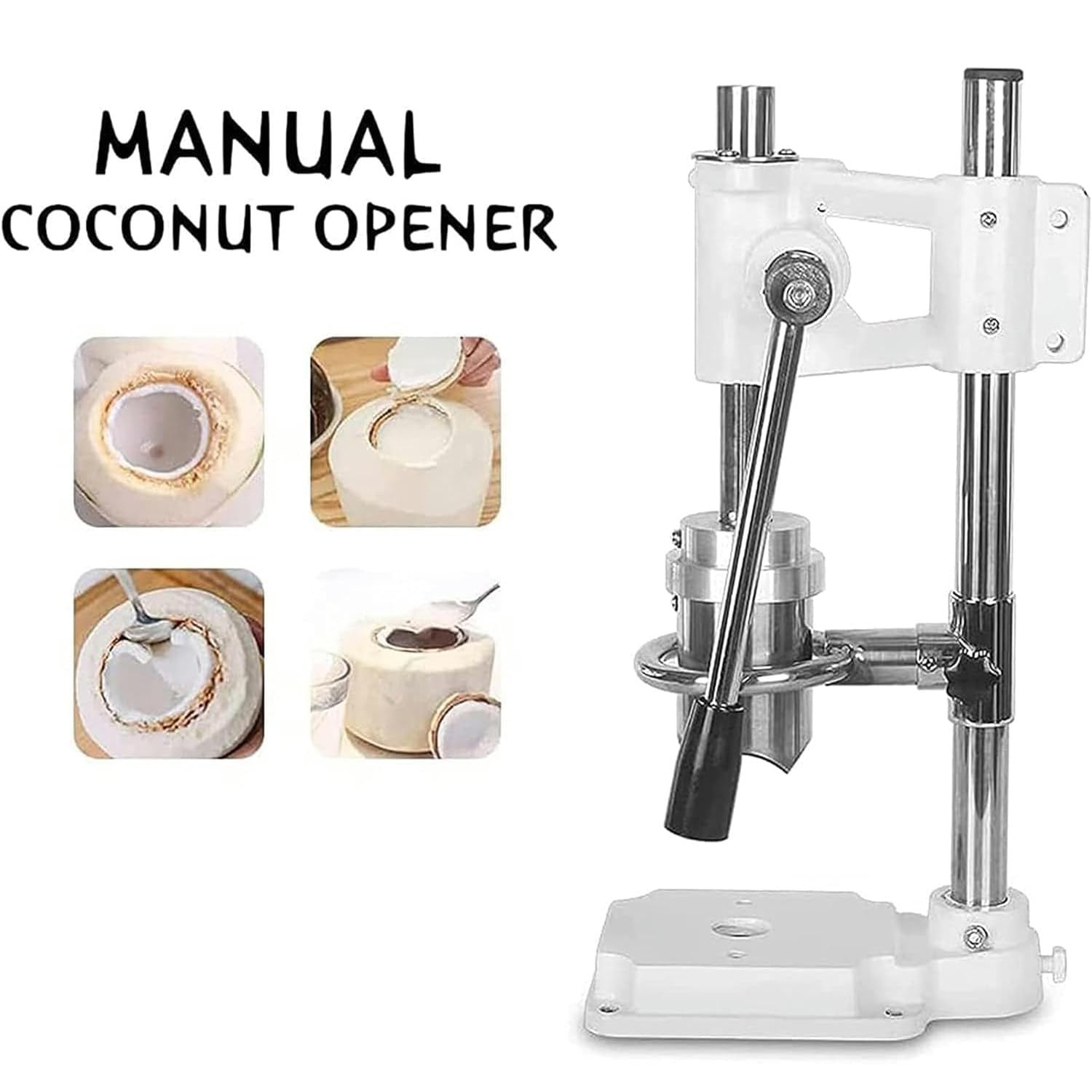 Amazon | 手動ココナッツオープナー、ポータブルテンダーココナッツ Amazon | 手動ココナッツオープナー、ポータブルテンダーココナッツ
