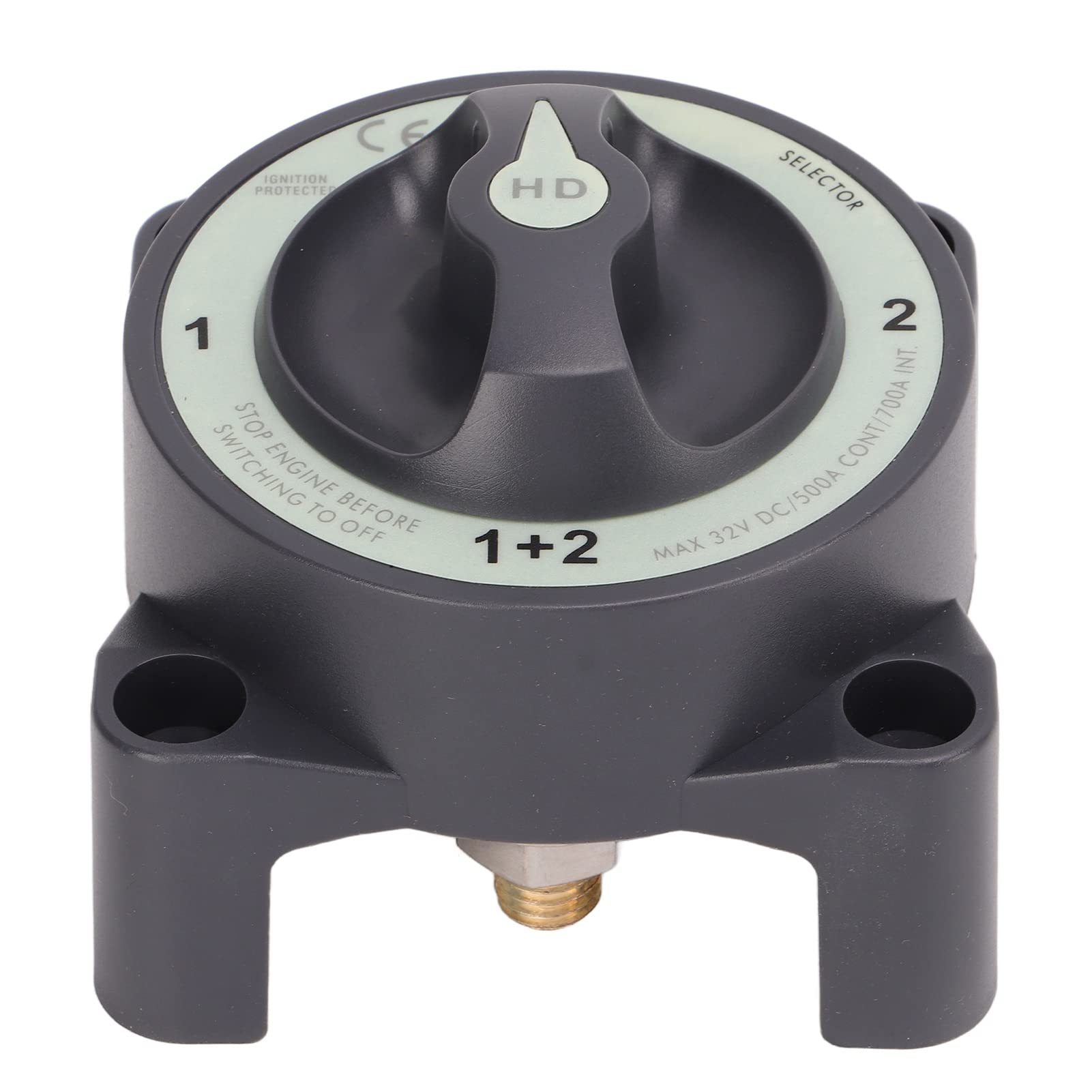 Luocute 500A Heavy Duty 4 Position Marine Battery Cut Off Switch