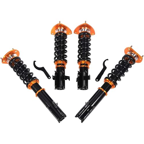 OCPTY Coilovers Suspension Lowering Kit Adjustable Full Coil Springs Struts Shock fit for 1993 94 95 96 97 98 99 00 2001 for Subaru Impreza