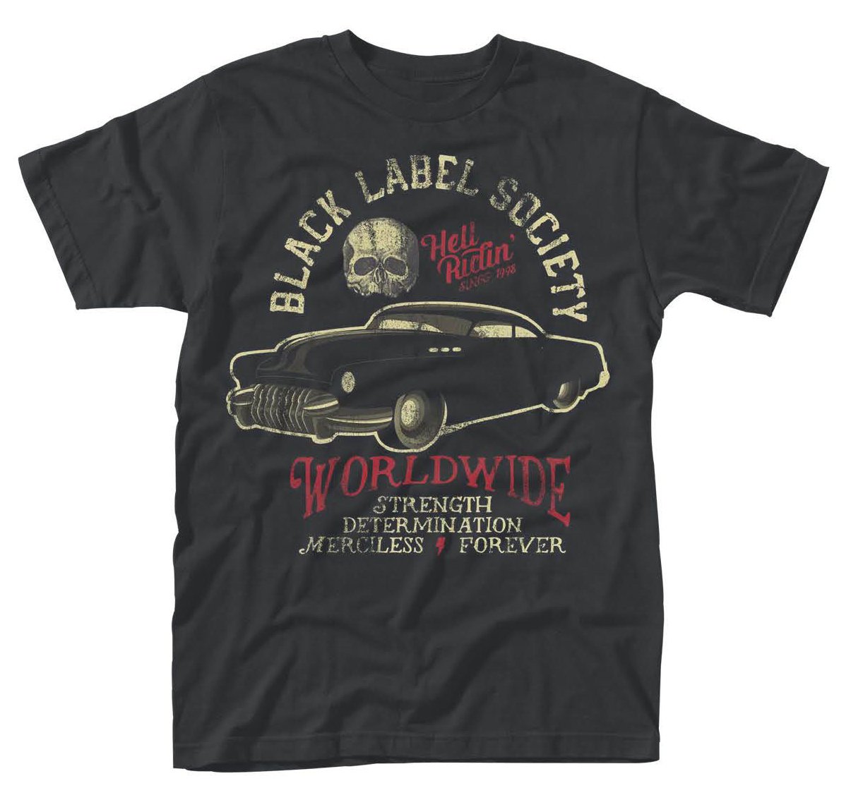 Black Label Society Muscle Car Official T-Shirt - Zakk Wylde Rock Band Tee, Unisex - View #5