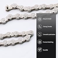 Vista 2 de Kit de cadena de bicicleta, kit de reparación de mecánico de bicicleta multifunción de 6/7/8 velocidades, interruptor de cadena y alicates