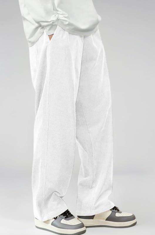 Men's Premium Relaxed Fit Stretchable & Comfortable Loose Fit Trouser | Flexible Elastic Waist with Drawstring Lower for Man |Pant for Causal Wear |Gym Joggers | Summer Wear Trouser