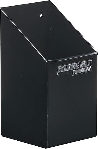 Extreme Max 5001.6185 Soporte de aluminio para extintor de incendios de montaje en pared para remolque cerrado, tienda, garaje - negro