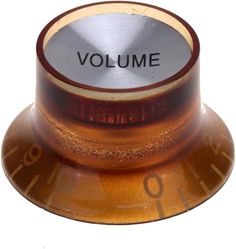 Vista 14 de Musiclily Perillas reflectoras de guitarra de tamaño métrico profesional, campana de 2 volúmenes y 2 tonos para Epiphone Les Paul SG guitarra Negro