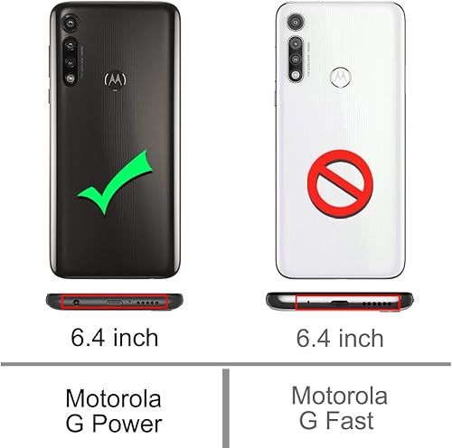 Miniatura 2 de Osophter Funda para Moto G Power transparente para niñas y mujeres, esquinas reforzadas, TPU absorción de golpes, cubierta flexible de teléfono