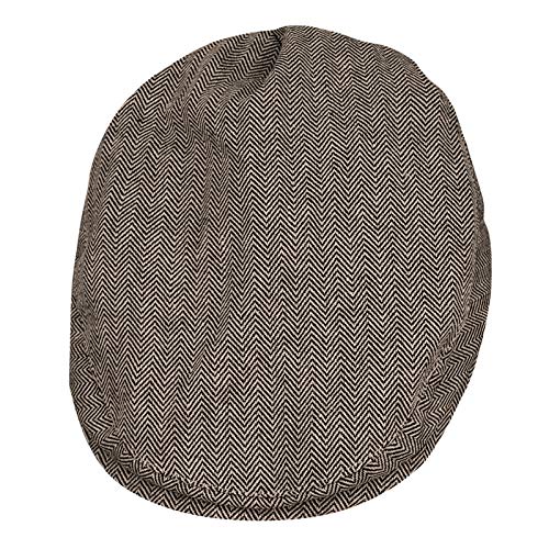 Image of A&J DESIGN Baby Boys Newsboy Cap Toddler Kids Tweed Vintage Flat Hat