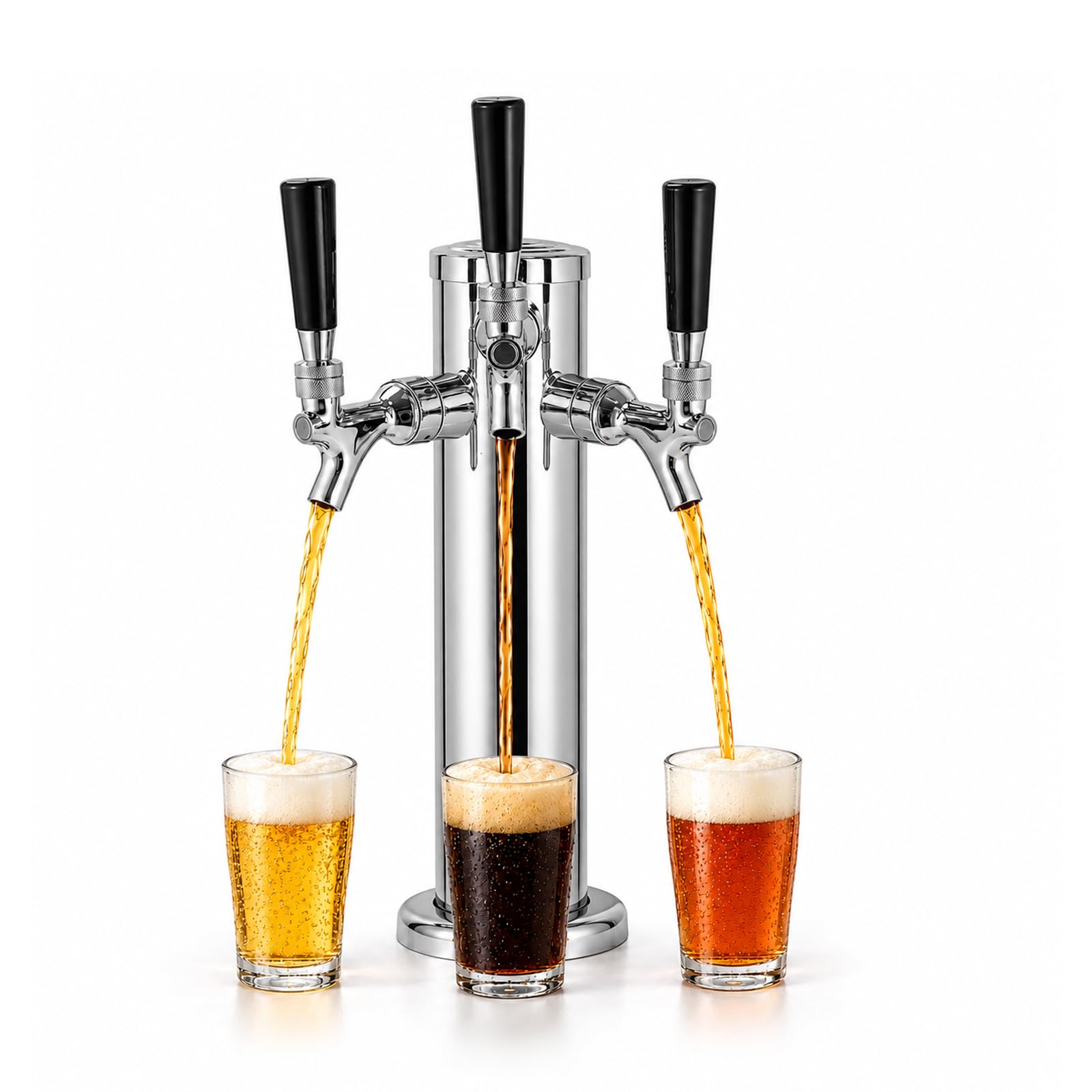 Amazon.co.jp: Kegerator Tower スタンダード 3タップビールタワー