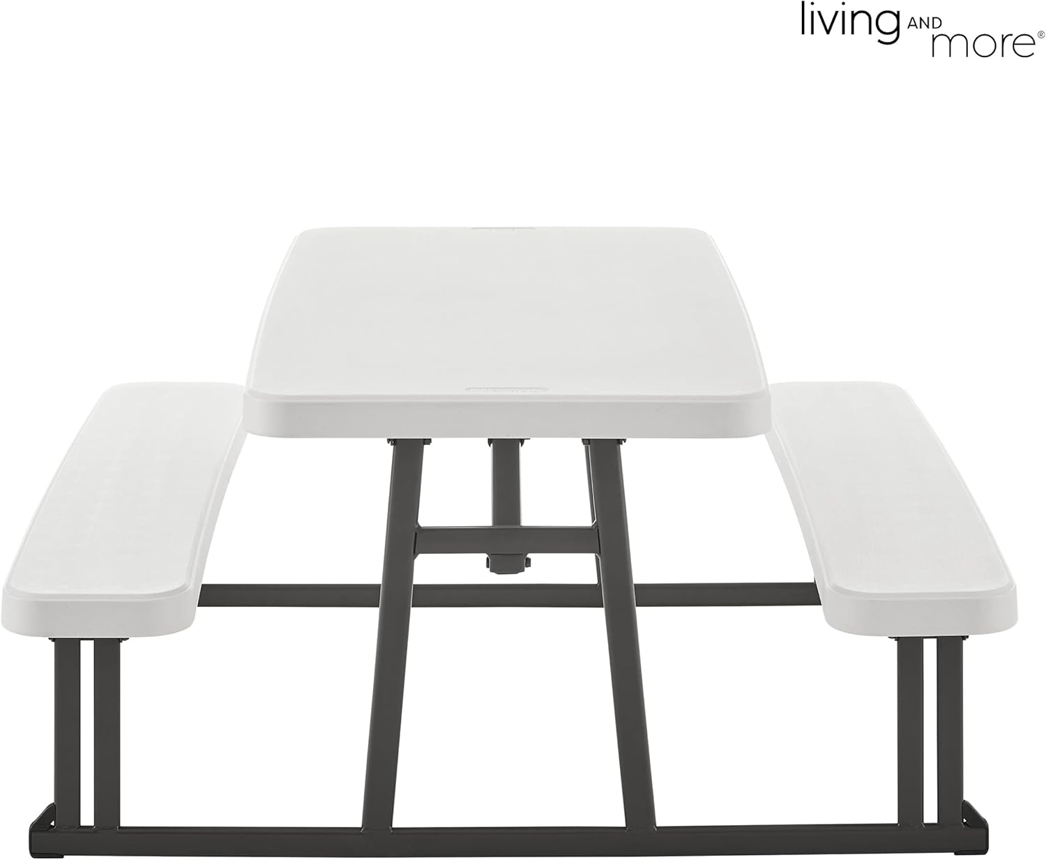 Living and More Kids Picnic Table, 36inch, White : Patio, Lawn & Garden
