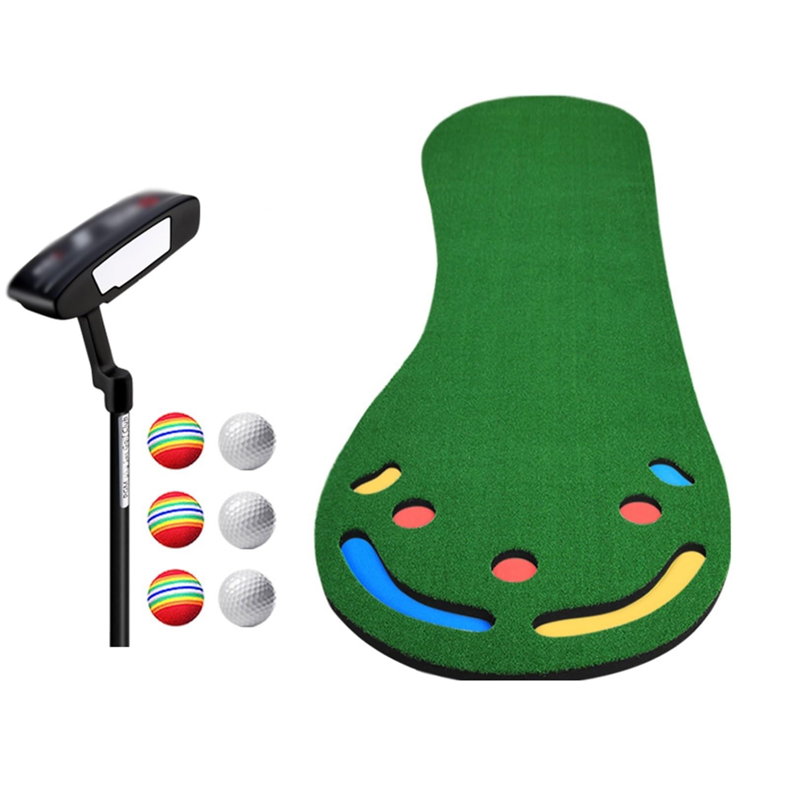 Tapete De Golf para Práctica De Golf, Tapete Grueso para Práctica En Interiores Y Exteriores, Juego De Red para Práctica De Golf