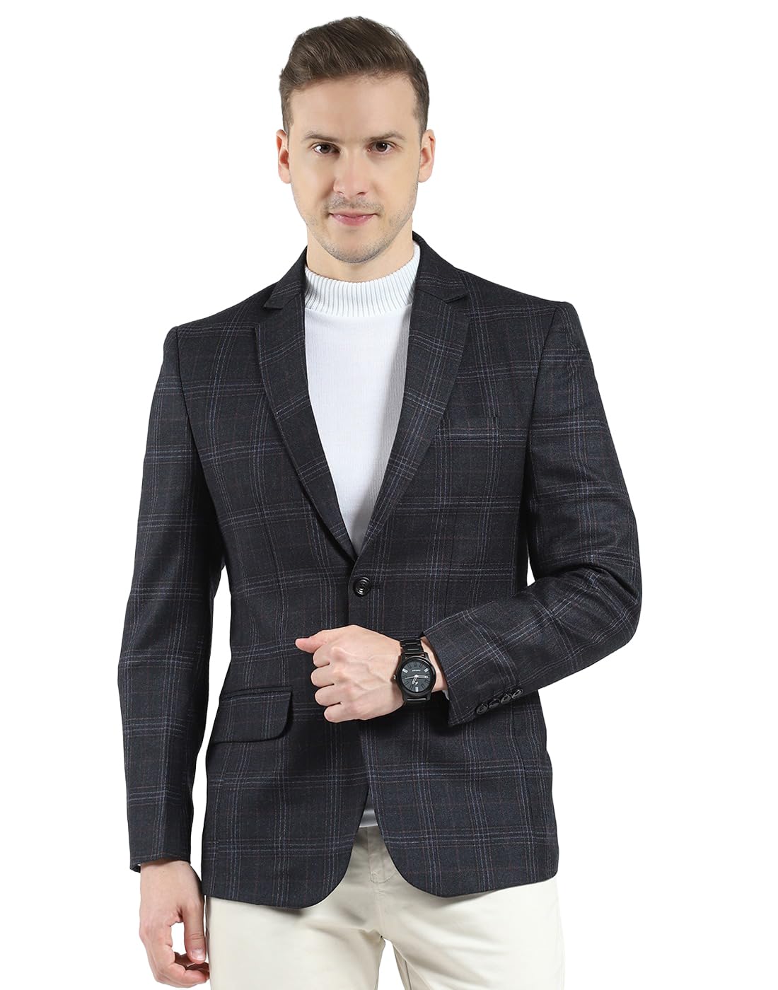 monte carlo Mens Regular Fit Full Sleeve Collar Coat (Pack of 1)-picture-31