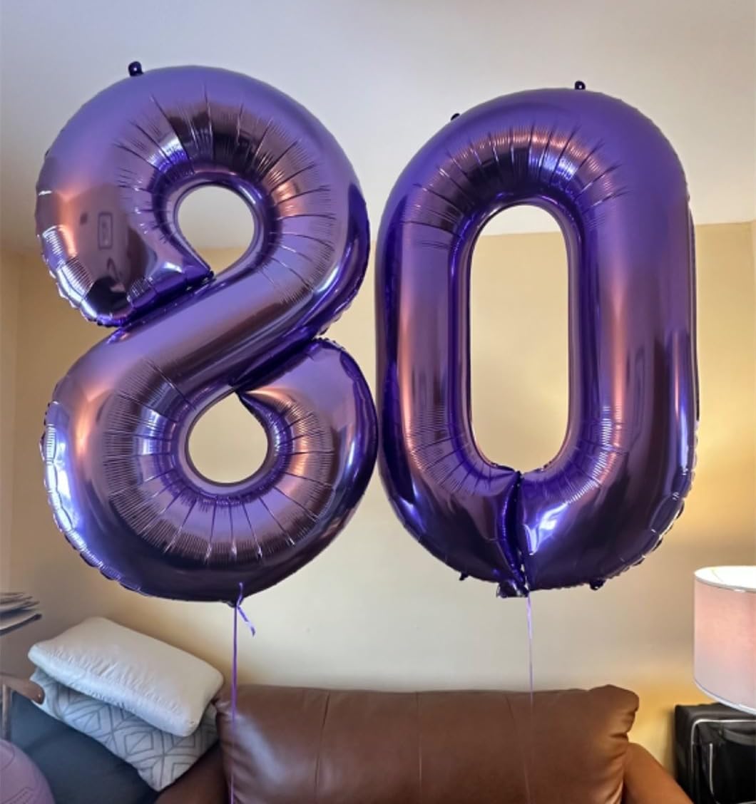 Globo morado con número 3 de 40 pulgadas, globo grande de helio de aluminio de mylar número 33, decoraciones de fiesta de cumpleaños, decoraciones de cumpleaños para niñas
