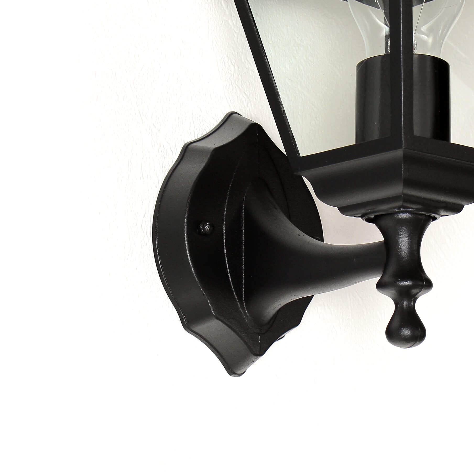 Lanterna rustica da esterno Tirol antica stile retrò nera impermeabile IP44 E27 ideale per: cortile luce illuminazione ingresso giardino