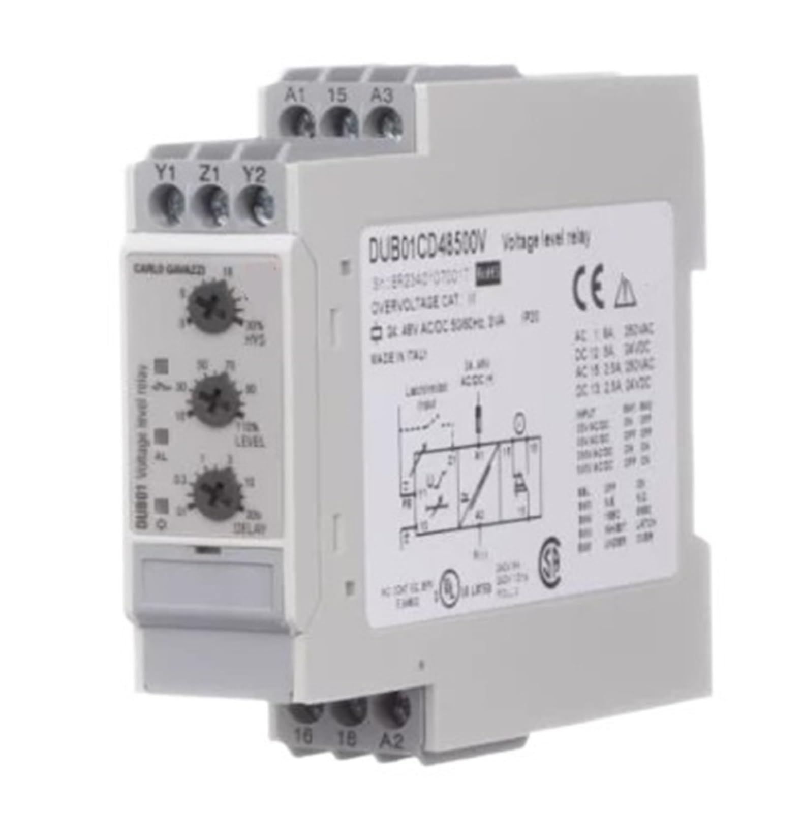 DUC01DD48500V Relais de courant à seuil réglable contre surcharges