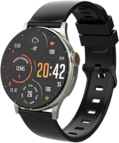 Miniatura 1 de TAIHOM ELECTRIC Reloj inteligente (respuestahacer llamadas), pantalla AMOLED de 1.43 pulgadas, relojes inteligentes para mujereshombres, modos