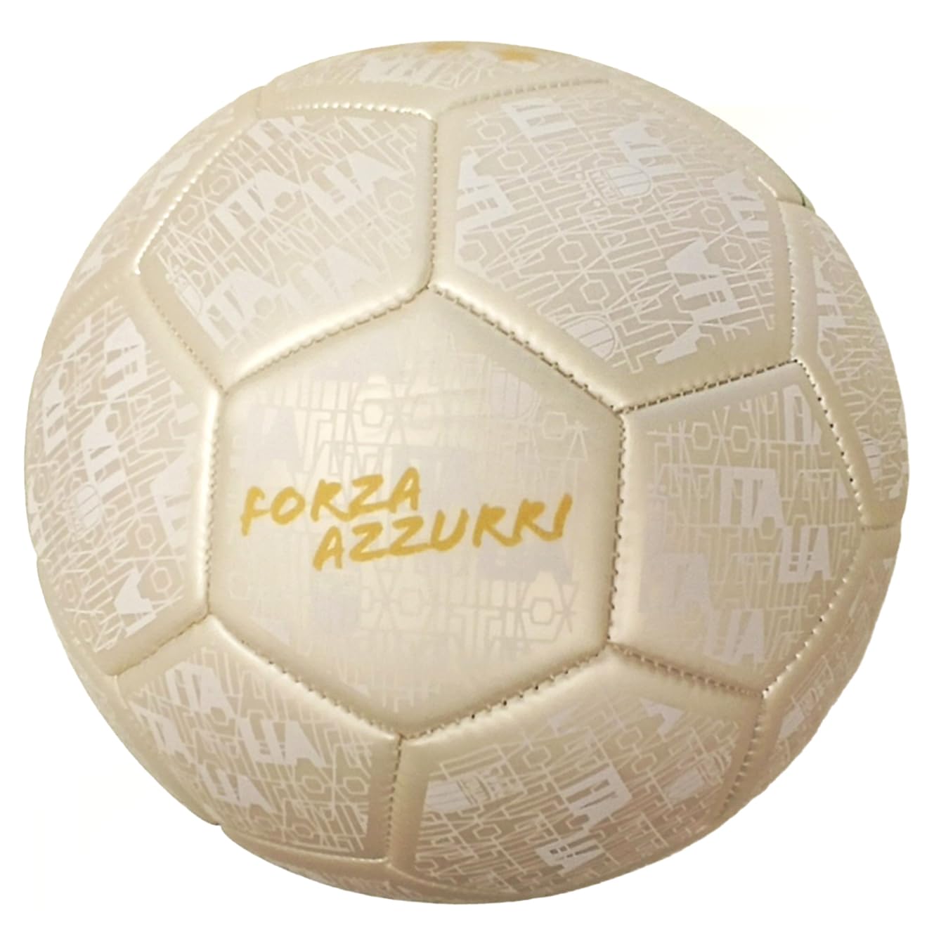 Pallone da Calcio Licenza Ufficiale, Palla da calcio - Misura 5 - Bianco - Palla Professionale per Divertimento e Allenamento - Licenza Originale