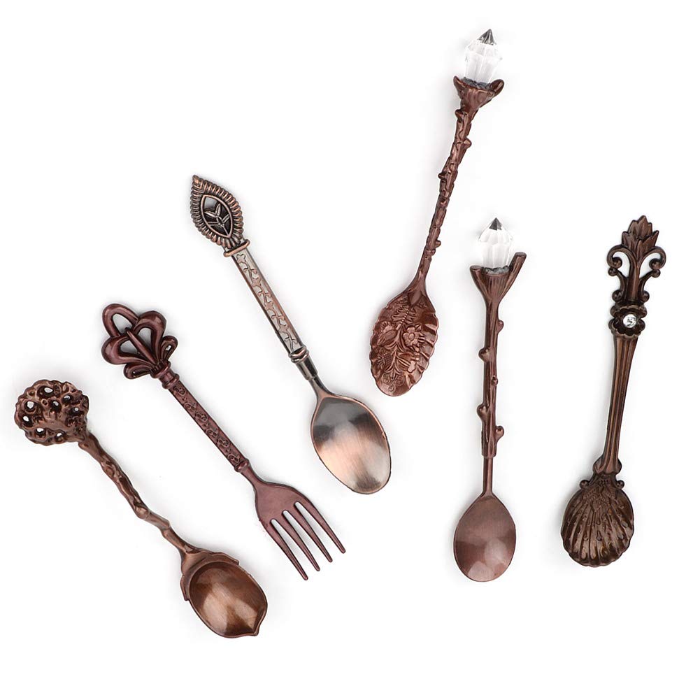 Amazon.com | Spoons Fork Set, 6Pcs / Set Innovative Vintage Retro