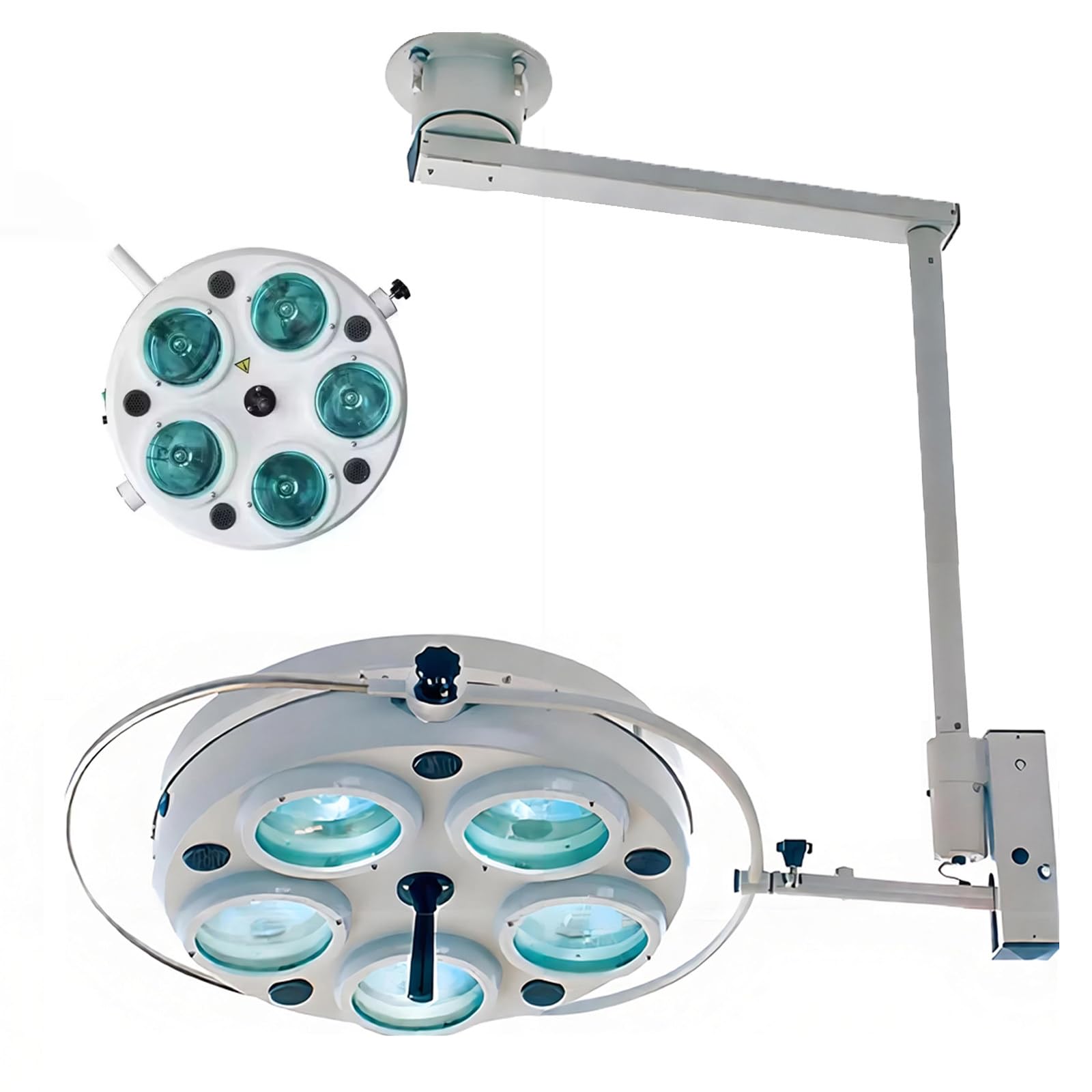 Lampa Medyczna Bezcieniowa Z 30 Diodami LED, Lampy Do Badań Lekarskich, Regulowana Jasność 50000-100000 Luksów, Głębokość światła >500 Mm, Do Użytku W Wielu Oddziałach