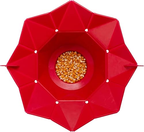 Miniatura 4 de Recipiente apto microondas para palomitas de maíz Chef 'n (rojo).