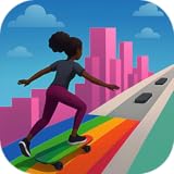 Roller Skating Sky Run