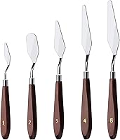 Aikefoo 5-Piece Stainless Steel Cake Spatula Set - Professional Frosting Icing Tools for Baking Pastry Decorating