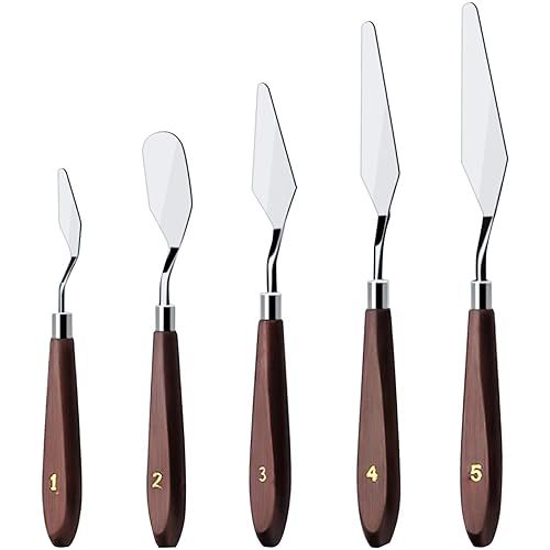 Cake Cream Spatula 5 Pieces/Set Stainless Steel Frosting Baking Pastry