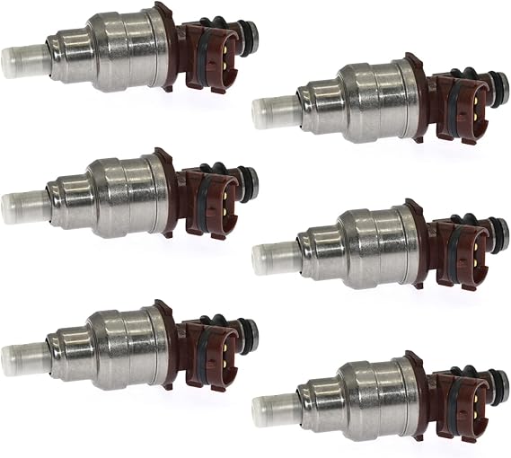6Pcs-Fuel Injector 23250-65020 Compatible for 1989 1990 1991 1992 1993 1994 1995 Toyota Pickup 3.0l V6, for 1989-1995 Toyota 4runner 3.0l V6, for 1993-1994 Toyota T100 3.0L V6 (Set of 6)