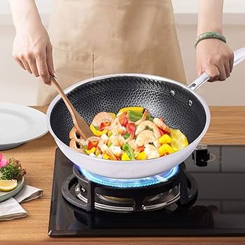 全熱源対応 大容量 中華鍋*2 Amazon | WANGYUANJI 中華鍋 大型鉄鍋36cm 錆びない窒化鉄 炒め