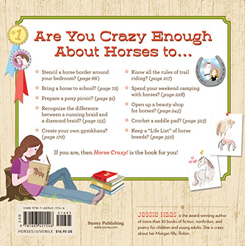 image for Storey Publishing Horse Crazy!: 1,001 Fun Facts, Craft Projects, Games