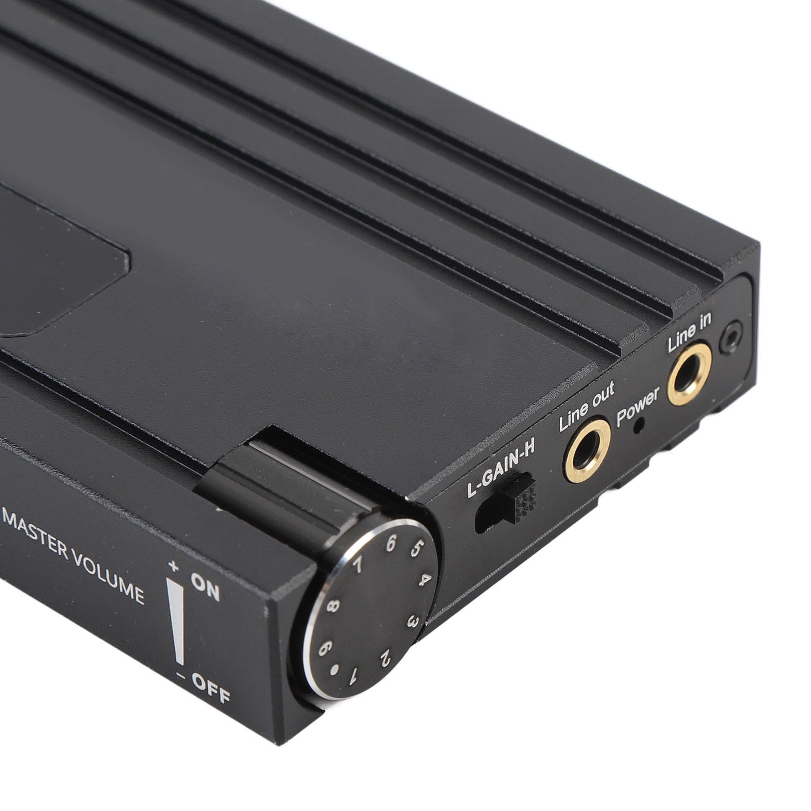 Fabater Amplificatore per Cuffie HIFI Ad Alta capacità Bassi Regolabili per L'ascolto in Movimento Jack da 3,5 Mm Costruzione in Lega di Alluminio