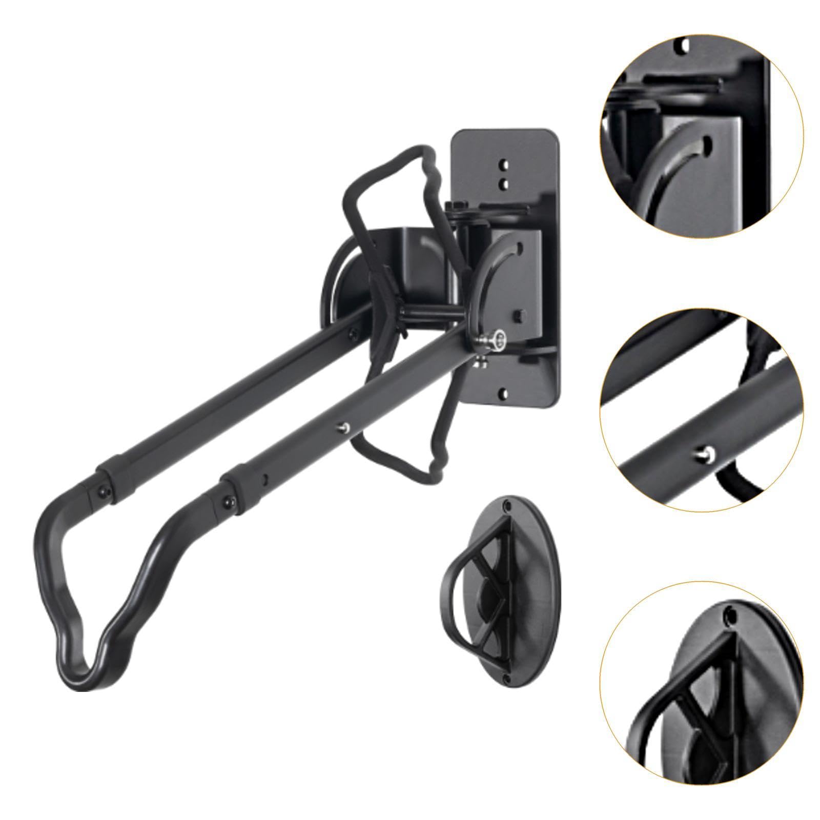 Menolana Swivel Bike Wall Mount Wall Hook Space Saving Rotating Vertical Alloy Steel Bike Hanger Storage Rack for Indoor Home Garage