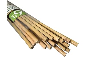 Mininfa 6 Feet Natural Bamboo Plant Stakes