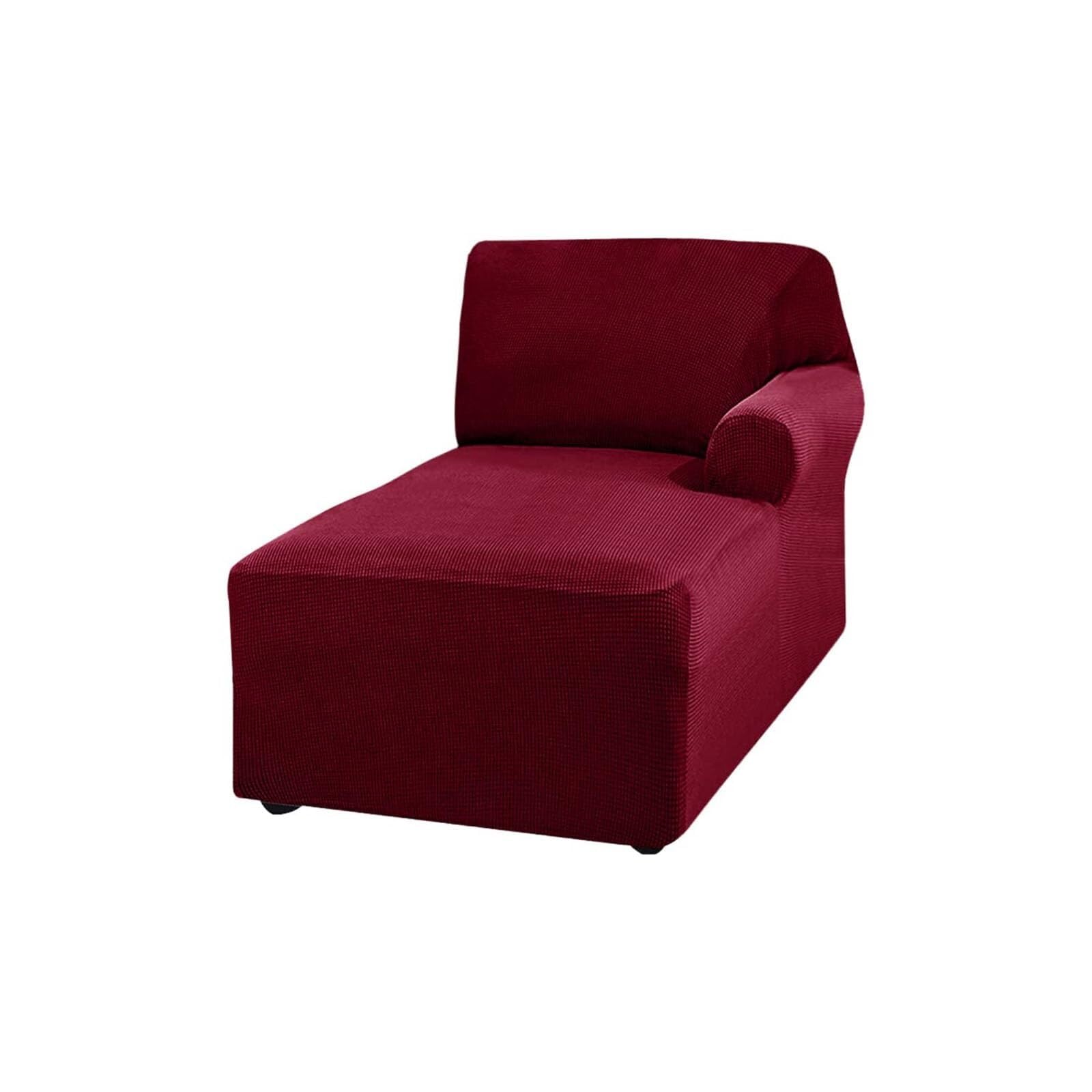 Konsilsa Spandex Jacquard Stretch Sofa Slipcover for L-Shaped Sofa Chaise Lounge, Sectional Couch Protector with Pet-Friendly Design (Color : I, Size : Chaise lounger(Right))