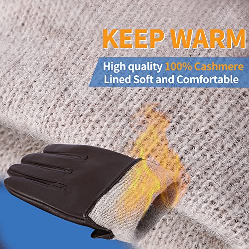 MGGMOKAY Womens Nappa Lambskin Gloves