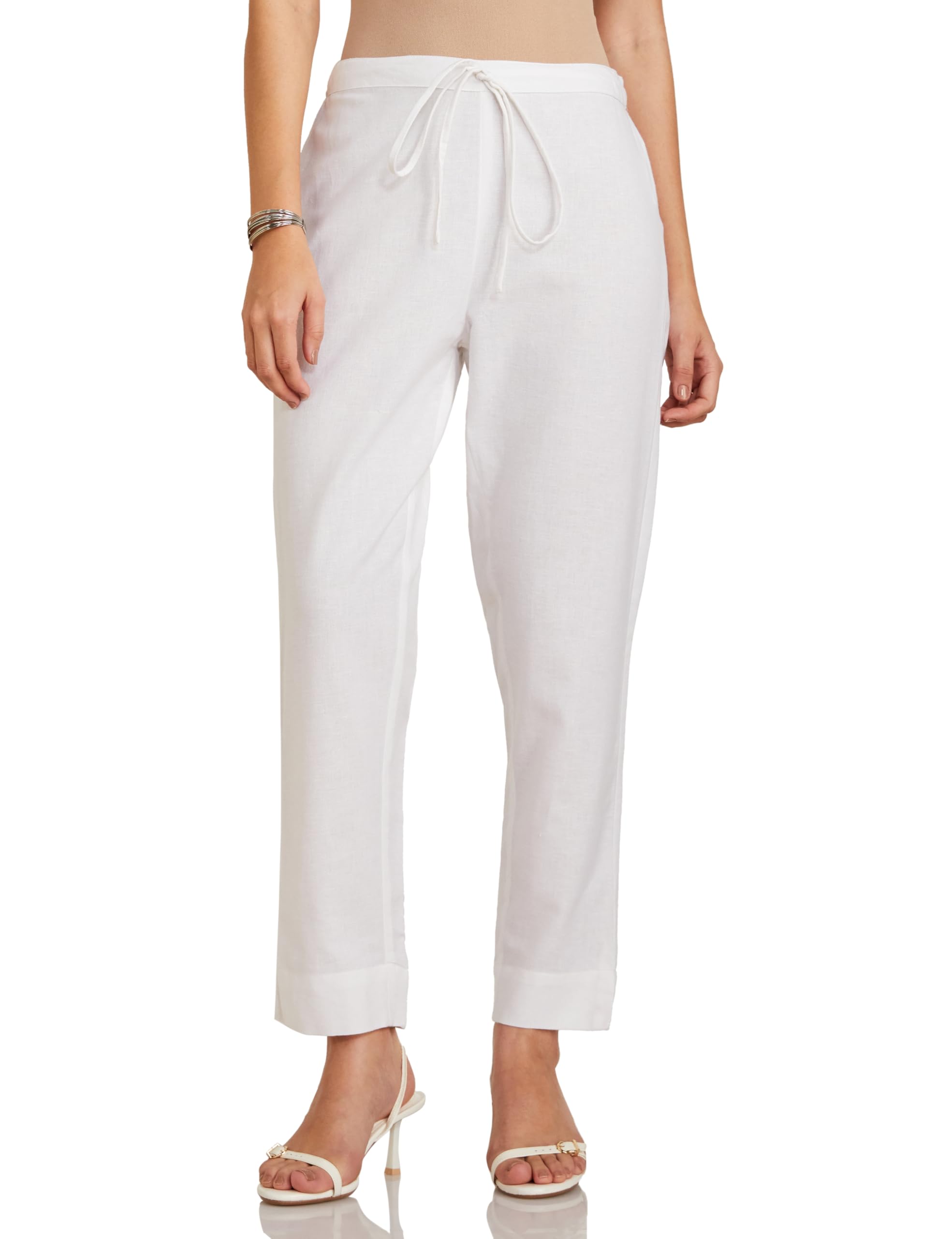 Women's Cotton Flax Slim Pants
