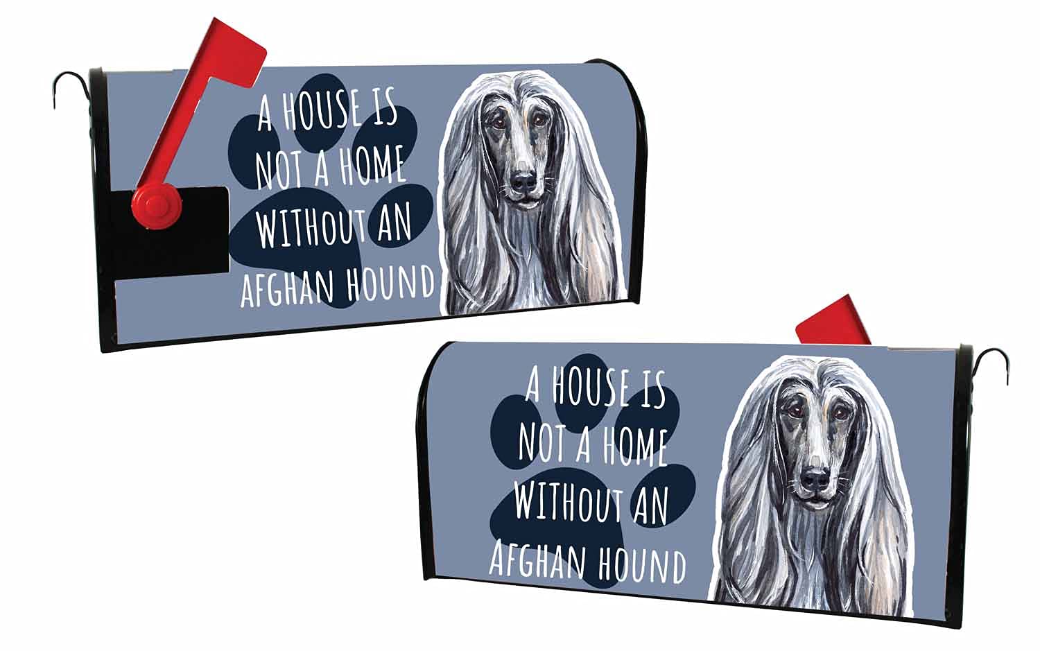 R and R Imports I Love My Afghan Hound Magnetic Mailbox Cover