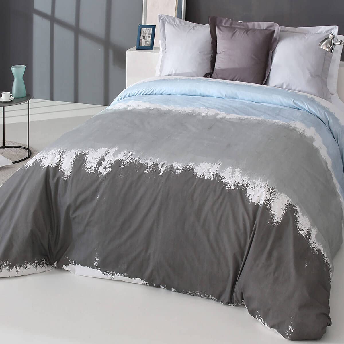 Reig Marti Funda nórdica Thompson - Cama 90 Cm - Color Gris C08