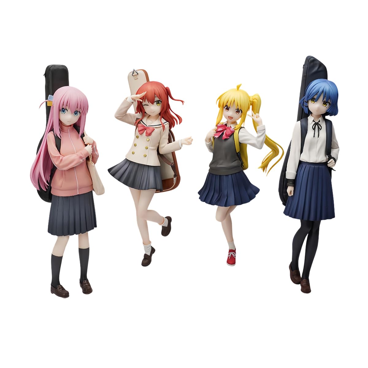 FiguCube Bocchi the Rock! Ikuyo Kita, Yamada Ryo, Gotoh Hitori, Nijika Ijichi - figur cube transparan
