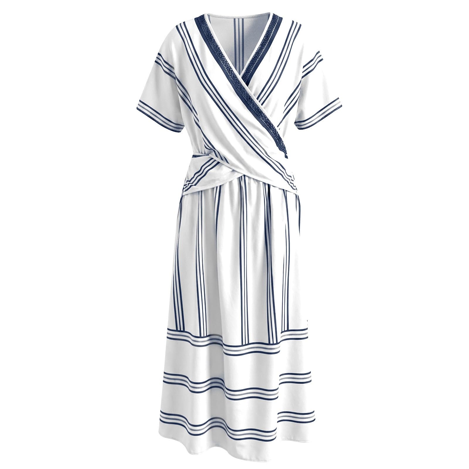 Vestito estivo da donna, lungo, ampio