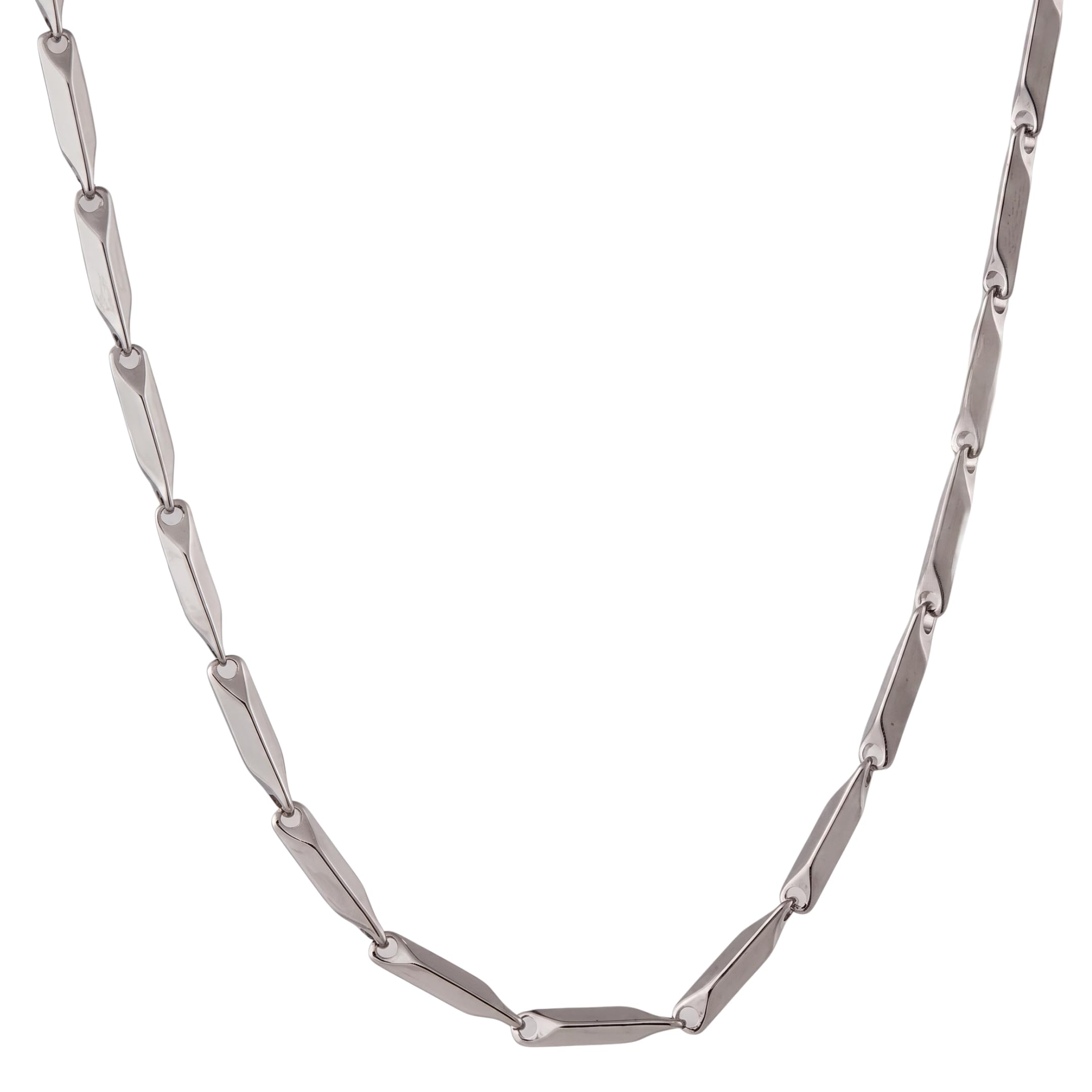 the men thing Pure Stainless Steel Rice Chain 20inch - European Trending Style - Necklace for Men & Boy-picture-49