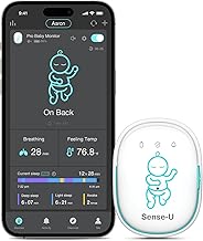 Sense-U Pro Baby Monitor – Breathing Movement, Rollover & Overheating Tr...