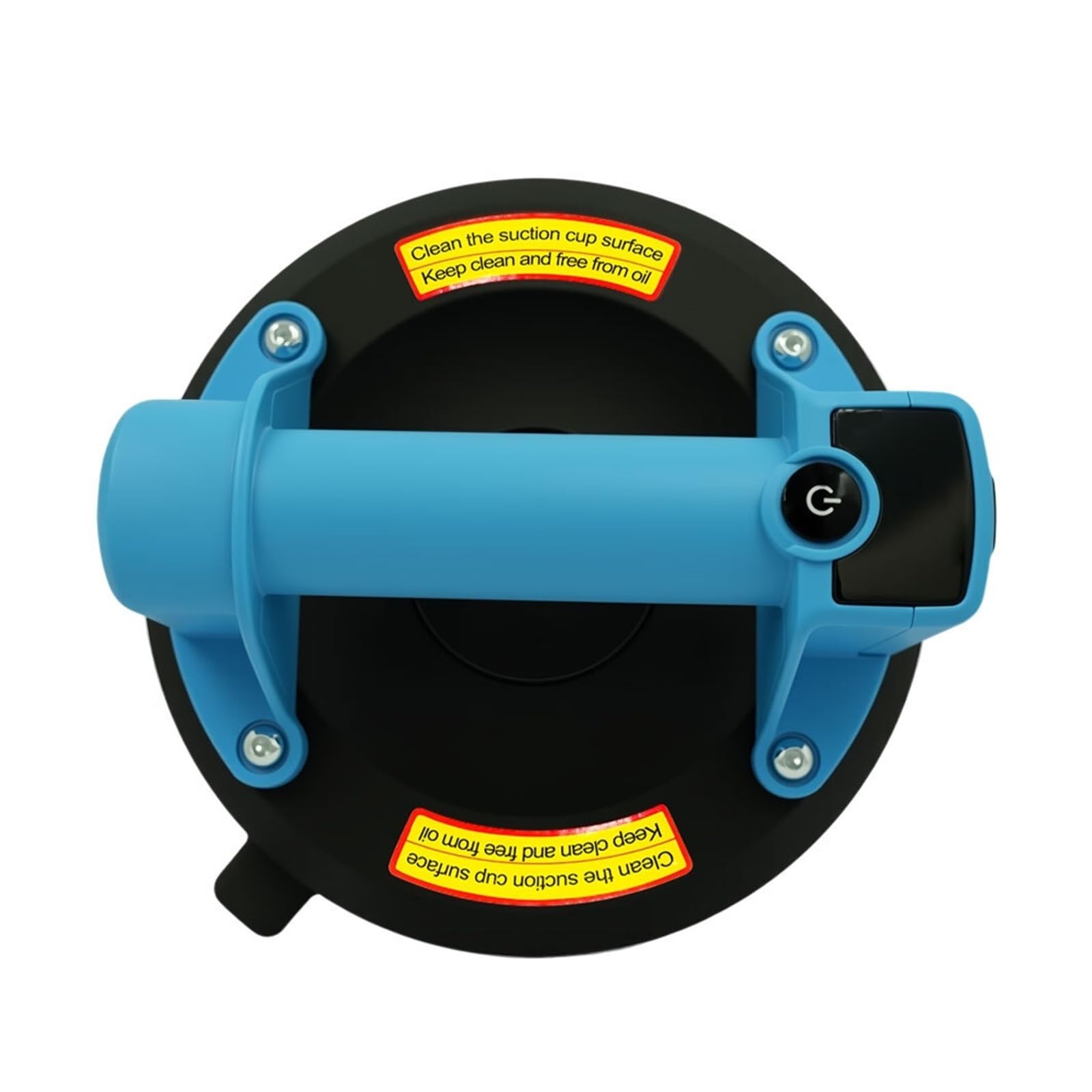Levantador de ventosas, Ventosa de vacío recargable eléctrica carga 250 kg con adsorción un solo botón(Blauw)