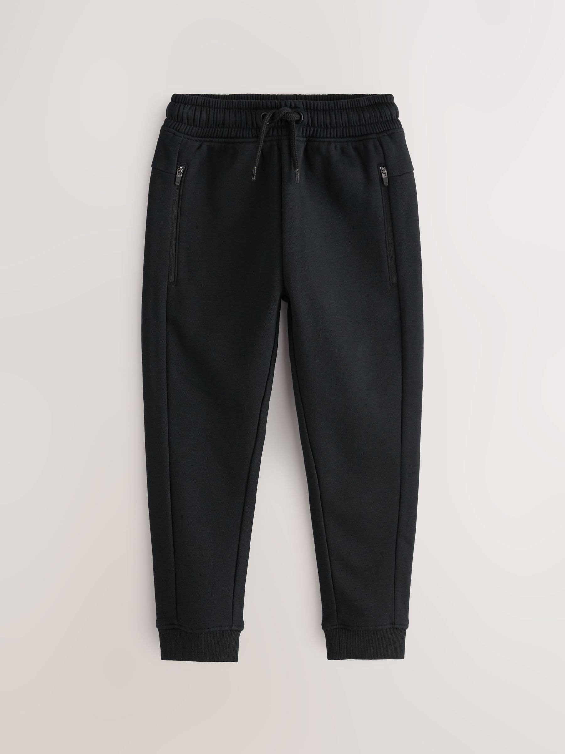 NEXT Jungen Slim Fit Jogginghosen mit Reißverschluss, 3er-Pack 98-176