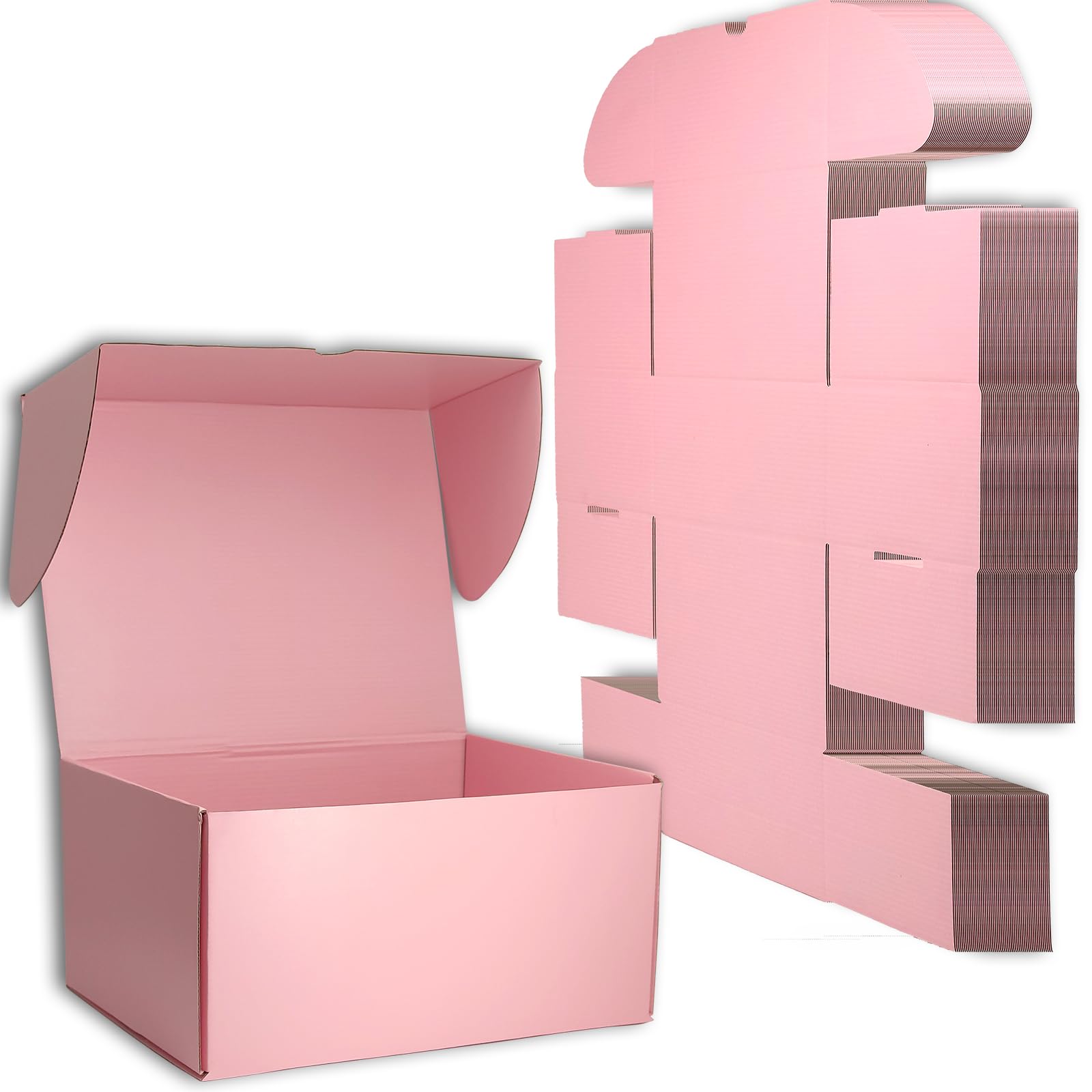 Cenoid Medium Postal Boxes, 30x15x15cm Pink Postage Parcel Shipping Cardboard Boxes for Posting Shipping Delivery Packaging boxes for Small Business (Pack of 15)